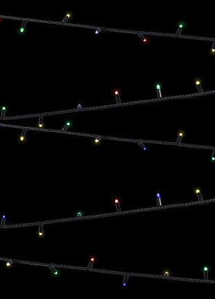  Rubber Connectable Dimmable LED String Lights Multicolour 10m