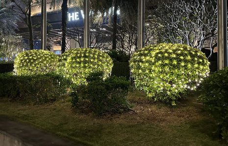 Elumen8 Rubber Connectable Dimmable LED Net Lights Warm White 3 x 2m