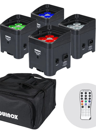 Equinox Colour Raider Lithium Battery Uplighter Pack