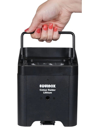 Equinox Colour Raider Lithium Battery Uplighter Pack