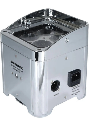 Equinox Colour Raider Lithium Battery Uplighter Pack (Chrome Housing)