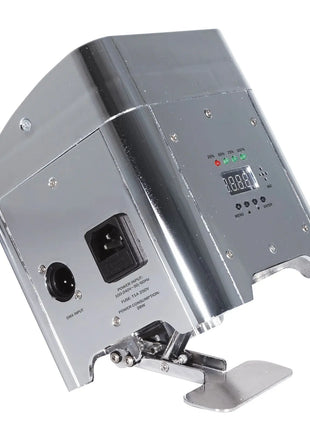 Equinox Colour Raider Lithium Battery Uplighter Pack (Chrome Housing)