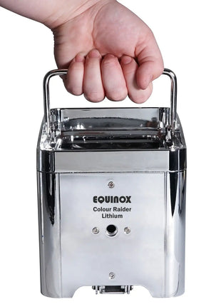 Equinox Colour Raider Lithium Battery Uplighter Pack (Chrome Housing)