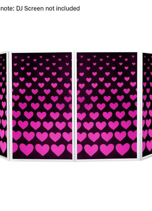 Equinox DJ Screen Heart Design Lycra (4 Pack)