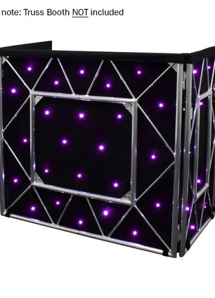Equinox Truss Booth Quad LED Starcloth System MKII