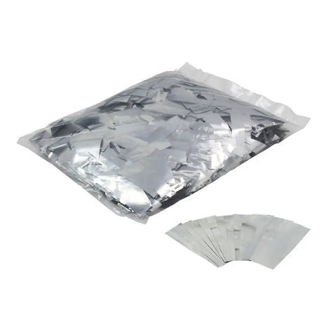 Equinox Loose Confetti 17 x 55mm - Metallic Silver 1kg