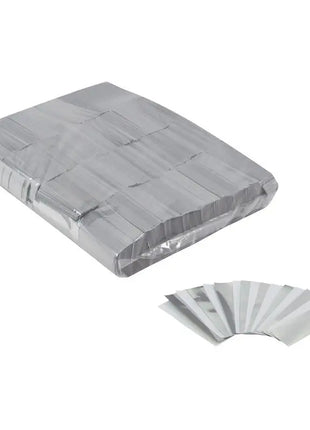 Equinox Loose Confetti 17 x 55mm - White and Metallic Silver 1kg