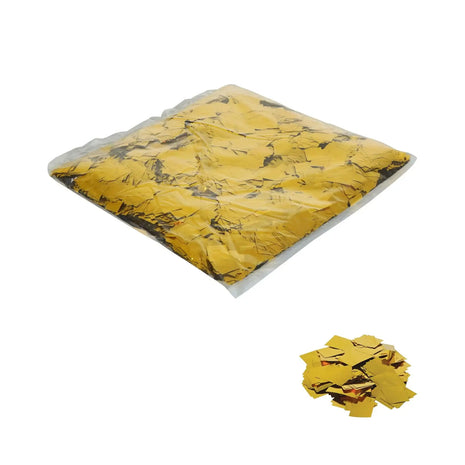 Equinox Loose Confetti Squares 17 x 17mm - Metallic Gold 1kg