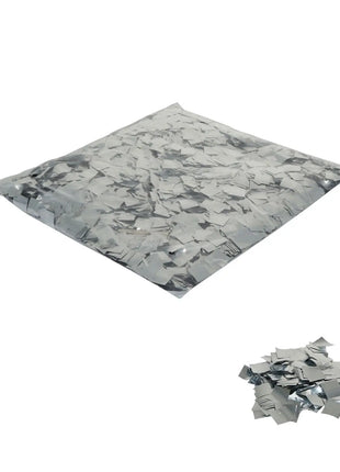 Equinox Loose Confetti Squares 17 x 17mm - Metallic Silver 1kg