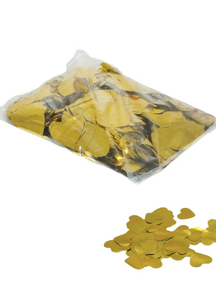 Equinox Loose Confetti Hearts 55mmØ - Metallic Gold 1kg