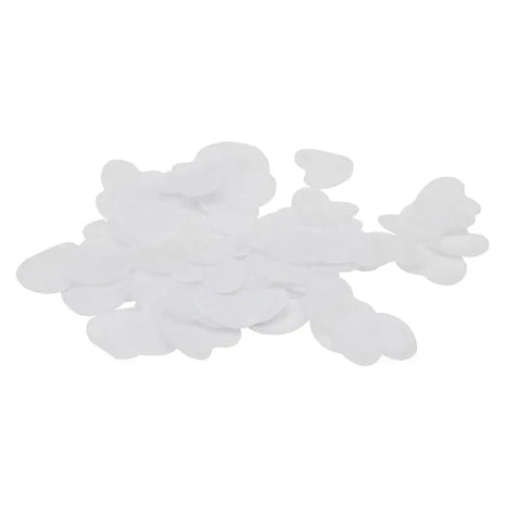 Equinox Loose Confetti Hearts 55mmØ - White 1kg