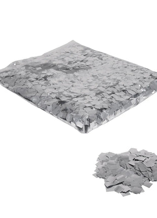 Equinox Loose Confetti 10 x 10mm - Silver Metallic 1kg