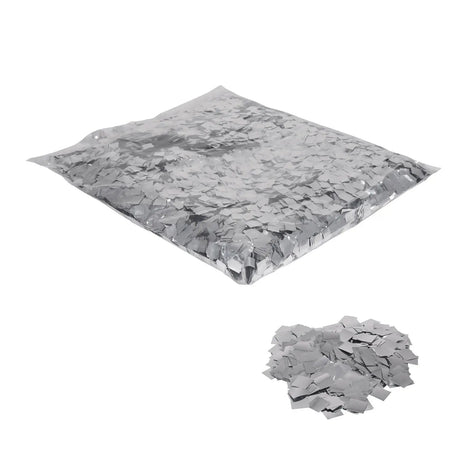 Equinox Loose Confetti 10 x 10mm - Silver Metallic 1kg