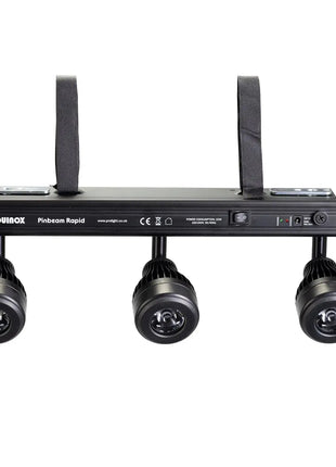 Equinox Pinbeam Rapid | Battery-Powered 3-Way Pinspot Bar Equinox