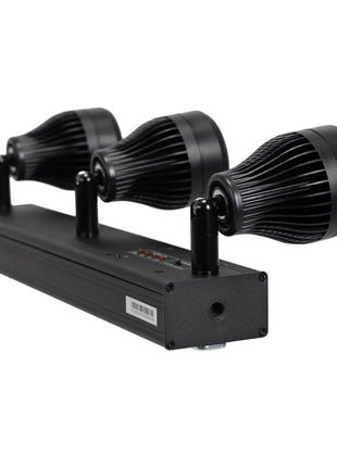 Equinox Pinbeam Rapid | Battery-Powered 3-Way Pinspot Bar Equinox