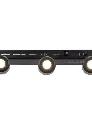 Equinox Pinbeam Rapid | Battery-Powered 3-Way Pinspot Bar Equinox