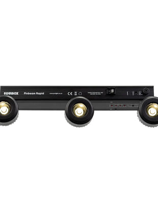 Equinox Pinbeam Rapid | Battery-Powered 3-Way Pinspot Bar Equinox