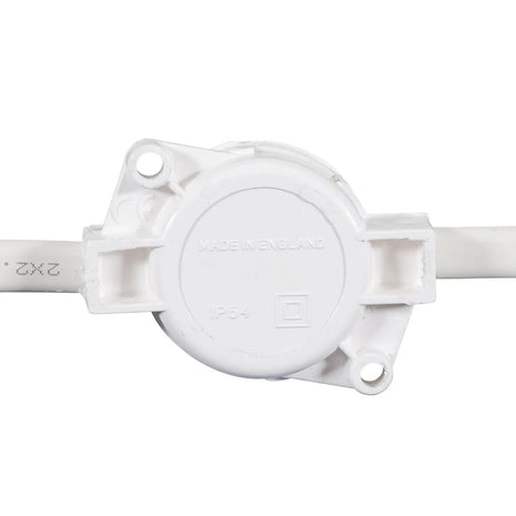 Elumen8 25m BC Heavy Duty White Rubber Festoon 0.33m Spacing