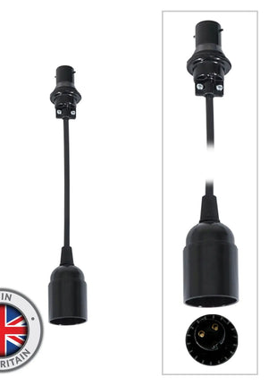 Elumen8 0.25m BC Festoon Pendant - B22 Lamp Holder