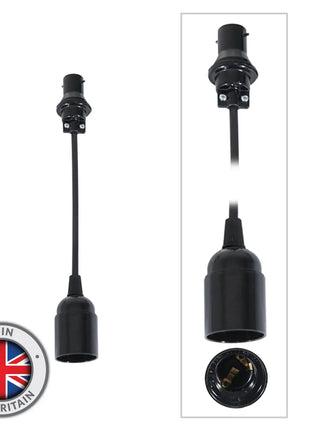 Elumen8 0.25m BC Festoon Pendant - E27 Lamp Holder