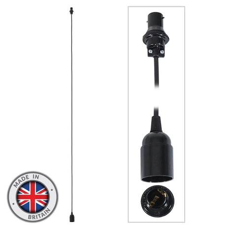 Elumen8 3.0m BC Festoon Pendant - E27 Lamp Holder