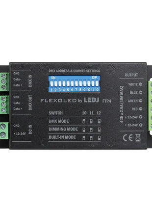 LEDJ Flexoled FTP4 RGBW LED DMX Driver