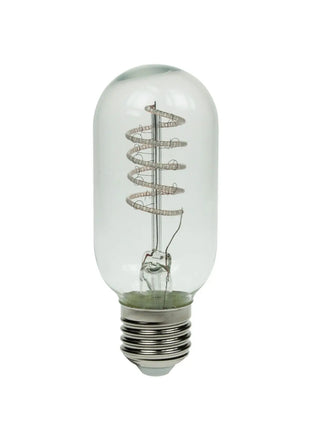 Prolite 4W LED T45 Funky Spiral Filament Lamp ES Blue