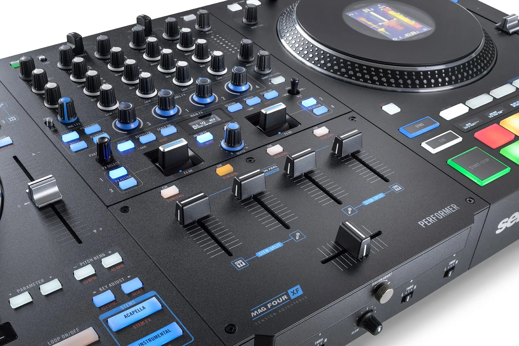 RANE PERFORMER | Motorised 4-Channel Serato DJ Controller with