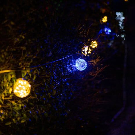 Prolite 1.7W LED G95 BC Poly Star Polycarbonate Lamp Blue