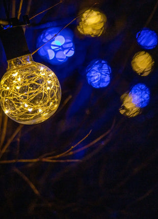 Prolite 1.7W LED G95 BC Poly Star Polycarbonate Lamp Warm White