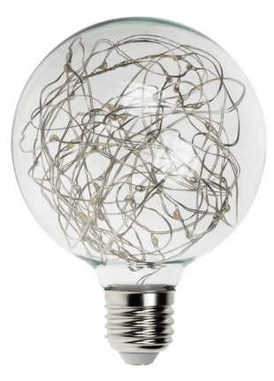 Prolite 1.7W LED G95 ES Poly Star Polycarbonate Lamp Green