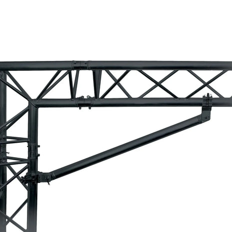 Global Truss 2.0m Corner Brace with Half Coupler Stage Black (5051B)