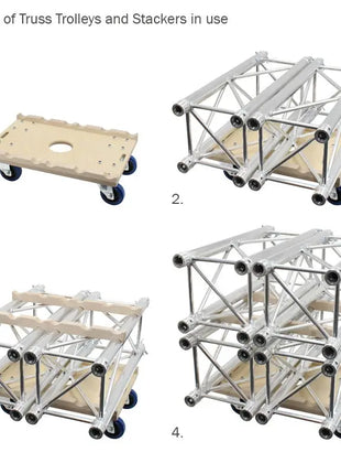 Global Truss Stackable Truss Adaptor for 2 x F34