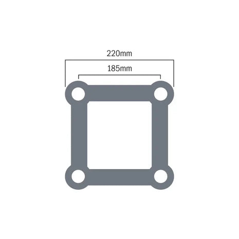 Global Truss F24 90 Degree 3 Way T Piece