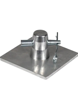 Global Truss F31 PL 100 x 100mm Aluminium Base Plate and Half Conical