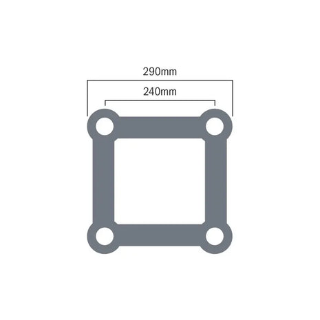 Global Truss F34 PL 2 Way 60 Degree Corner (F34C20-PL)