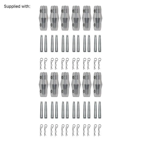 Global Truss F34 PL 4 Way Cross Piece (4133-41PL)