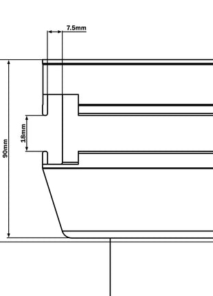 Global Truss GT Stage Deck 1 x 0.5m Hexa Stage Platform