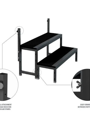 Global Truss GT Stage Deck 20cm Modular Stair