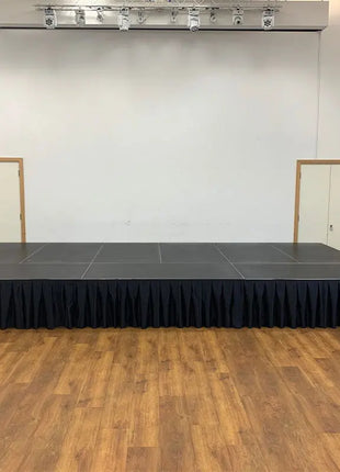 Global Truss GT Stage Deck Polyester Skirt 105 x 30cm Pleated