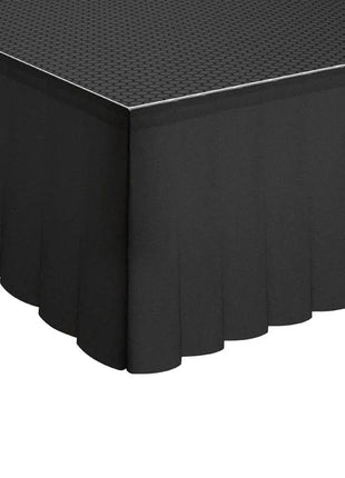Global Truss GT Stage Deck Serge Pleated Skirt 205 x 100cm