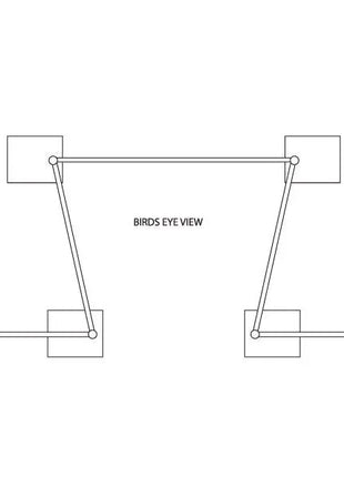 Global Truss Curtain Call Pipe and Drape 1.3m-2.1m Horizontal Cross Bar