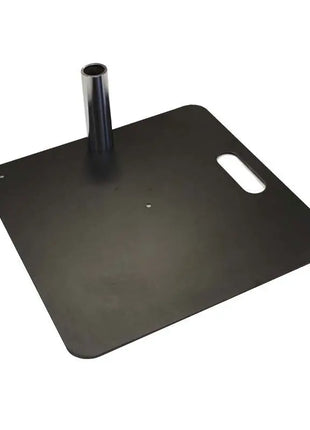 Global Truss Curtain Call Pipe and Drape 450 x 450mm Black Base Plate (Requires Spigot)