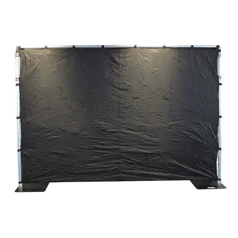 Global Truss Curtain Call Pipe and Drape 450 x 450mm Black Base Plate (Requires Spigot)