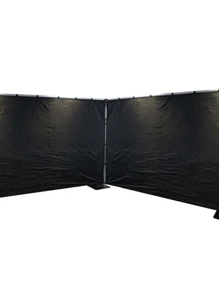 Global Truss Curtain Call Pipe and Drape 450 x 450mm Black Base Plate (Requires Spigot)