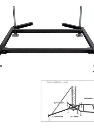 Global Truss Ground Support F34 PL BSB Steel Ballast Outrigger