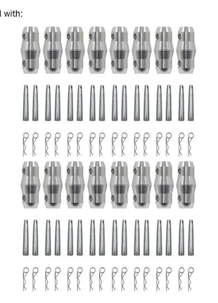 Global Truss F34 Standard 5 Way 90 Degree Corner
