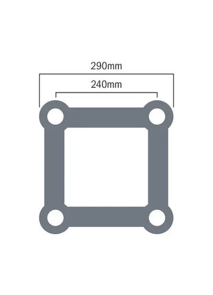 Global Truss F34 Standard Spindle Foot (4 into 1 + screwjack)