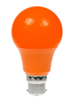 Prolite 6W Dimmable LED Polycarbonate GLS Lamp BC Orange