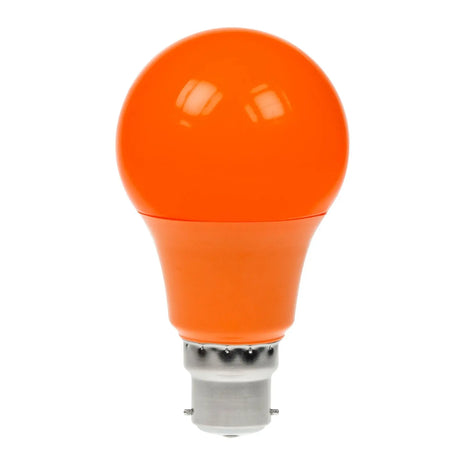 Prolite 6W Dimmable LED Polycarbonate GLS Lamp BC Orange